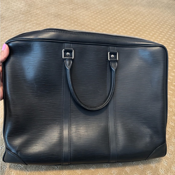 LV Epi leather laptop bag